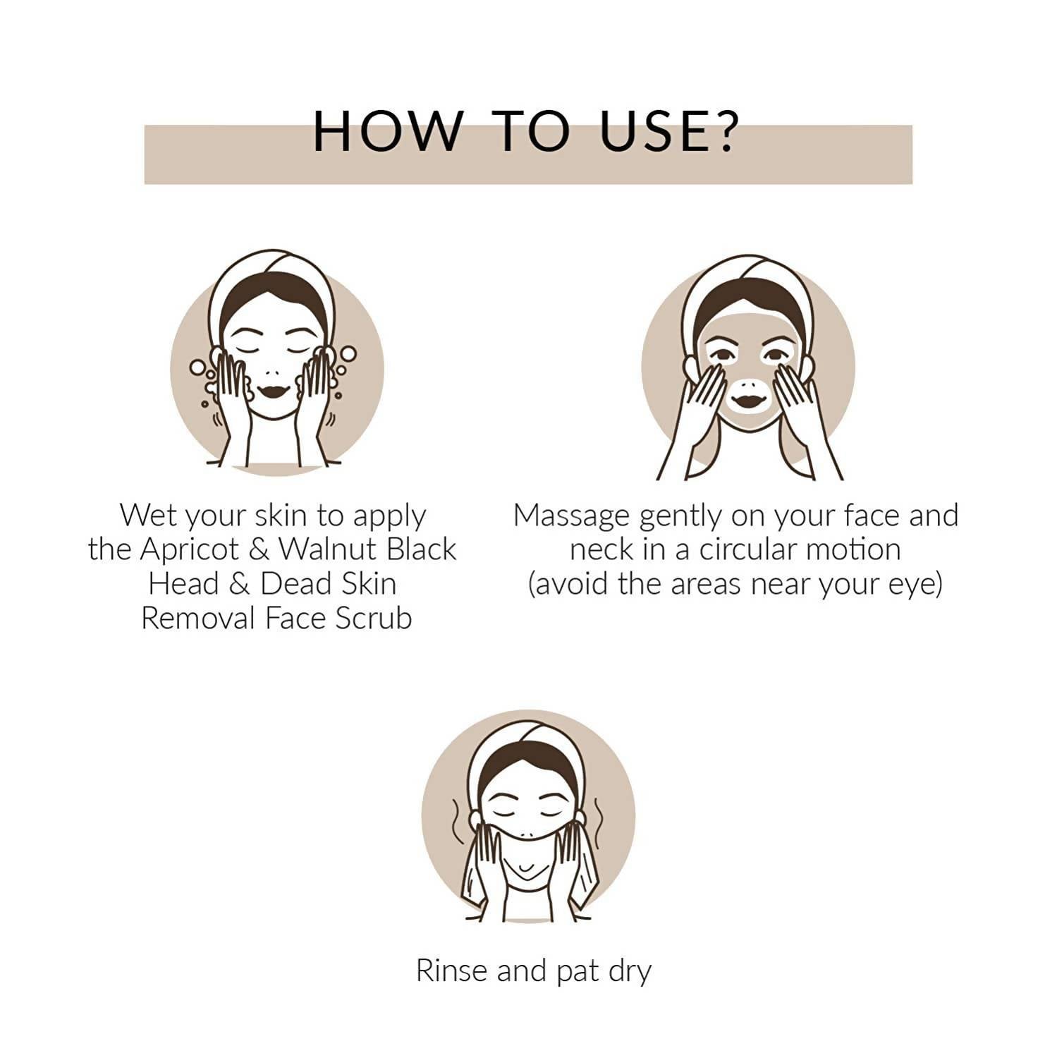 Kaina Apricot & Walnut Face Scrub | Grocsy