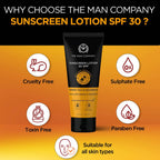 The Man Company Sunscreen Lotion SPF 30 | Grocsy