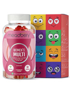 Meadbery Women's Multivitamin Gummies - Strawberry Flavour | Grocsy