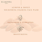 Glamveda Almond & Honey Nourishing Foaming Face Wash | Grocsy