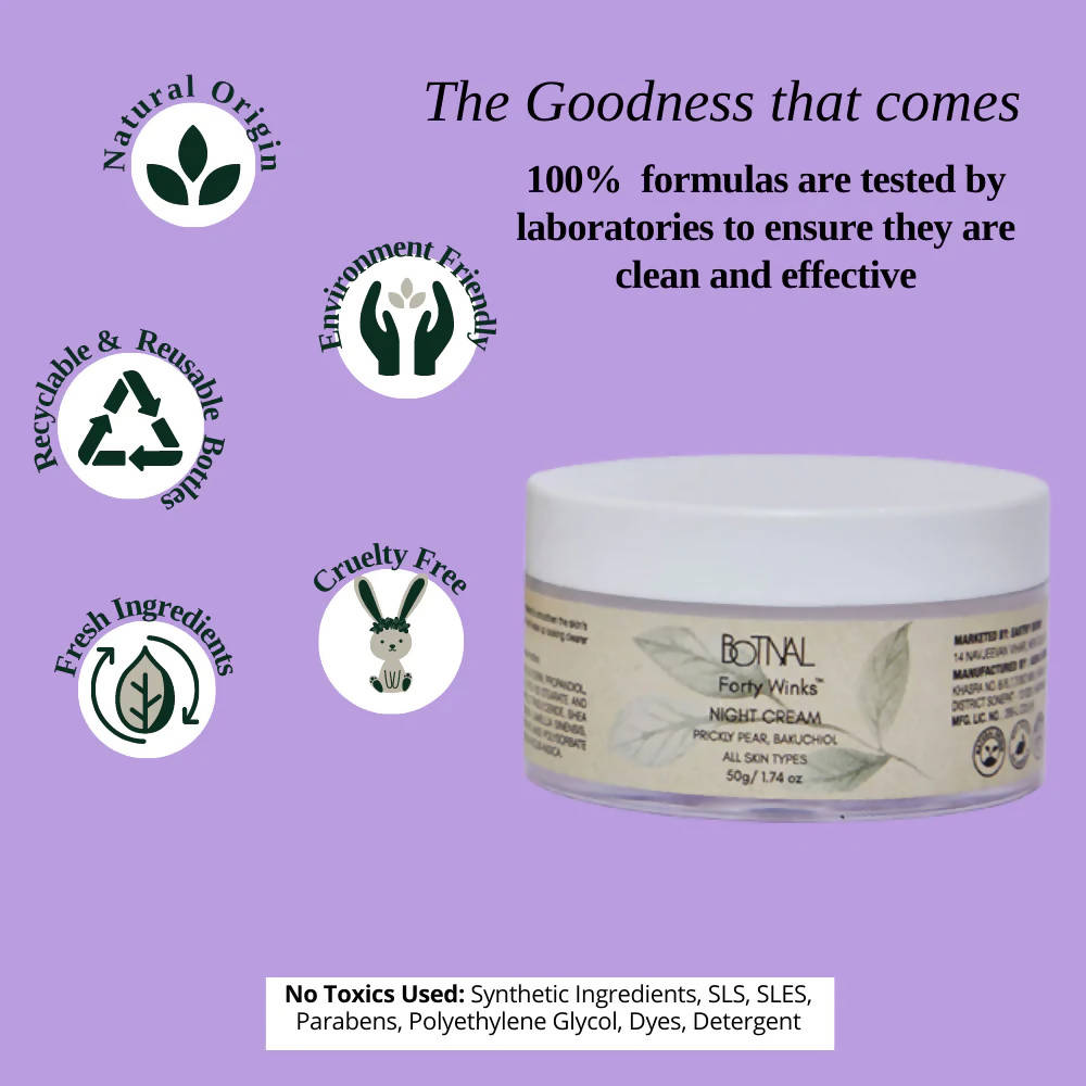 Botnal Forty Winks Night Cream | Grocsy