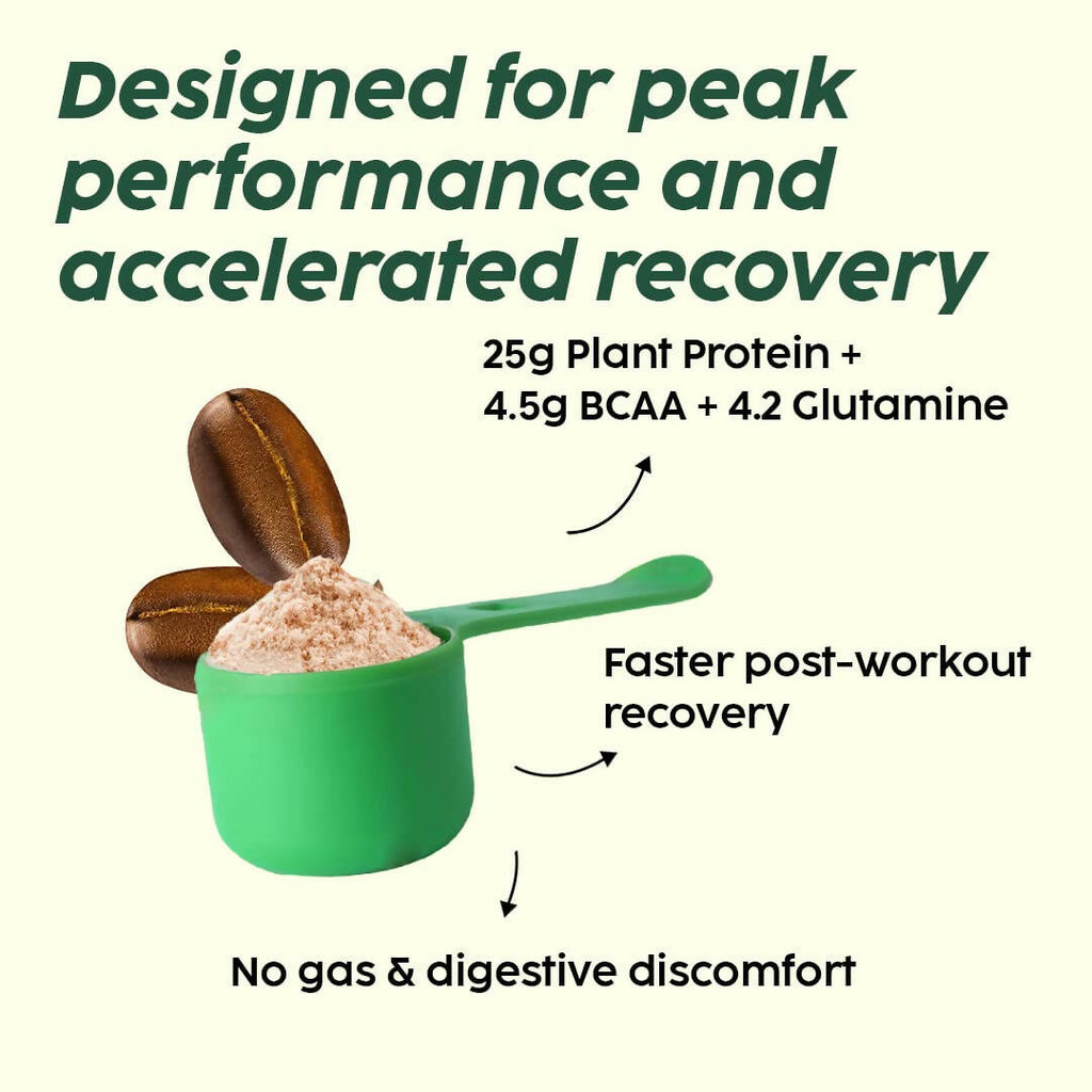 PLIX The Plant Fix Evolve Plant Protein Shake Powder - Cafe Mocha | Grocsy