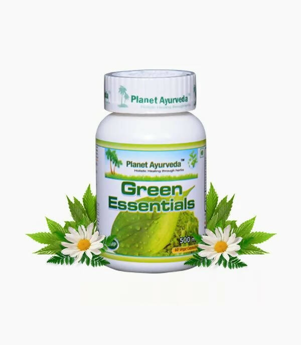 Planet Ayurveda Green Essentials Capsules | Grocsy