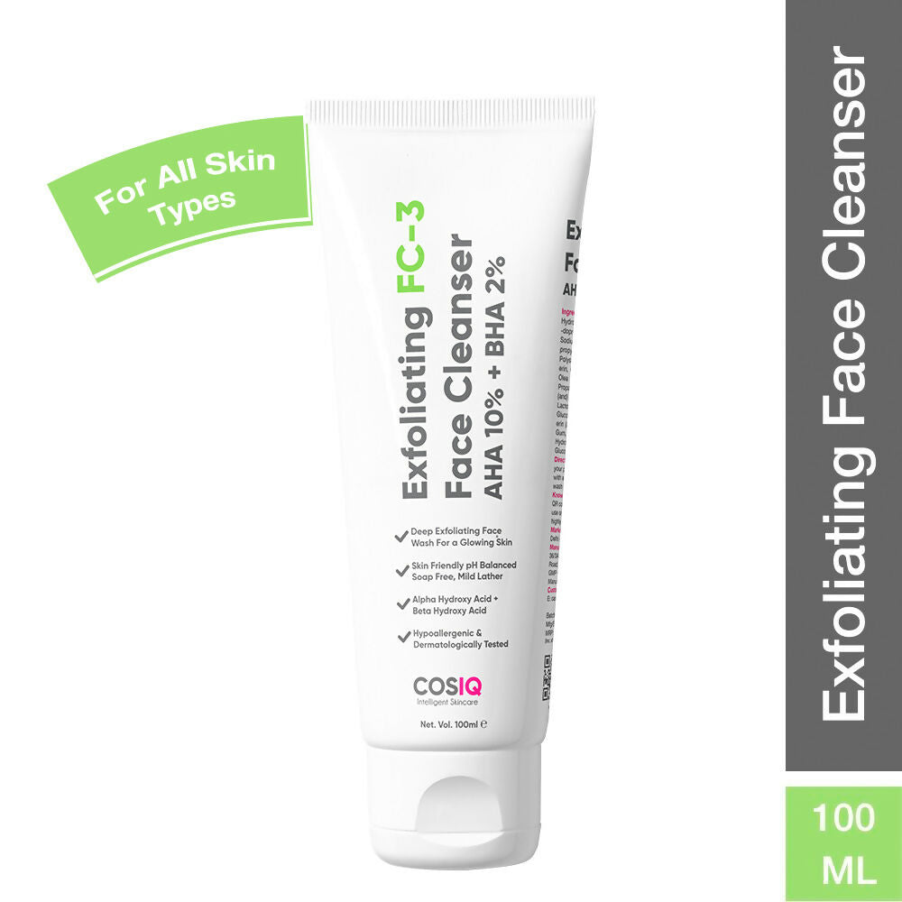Cos-IQ FC-3 Exfoliating Face Wash | Grocsy