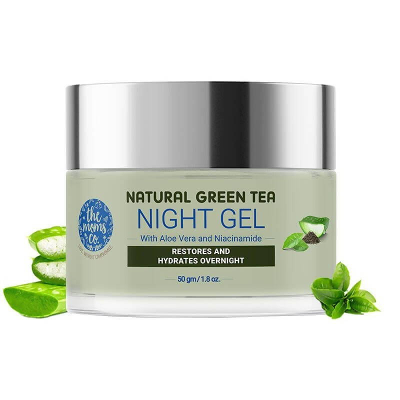 The Moms Co Natural Green Tea Night Gel | Grocsy