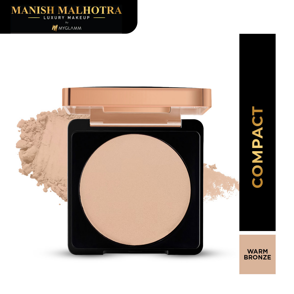 MyGlamm Manish Malhotra Beauty Skin Awakening Compact - Warm Bronze | Grocsy
