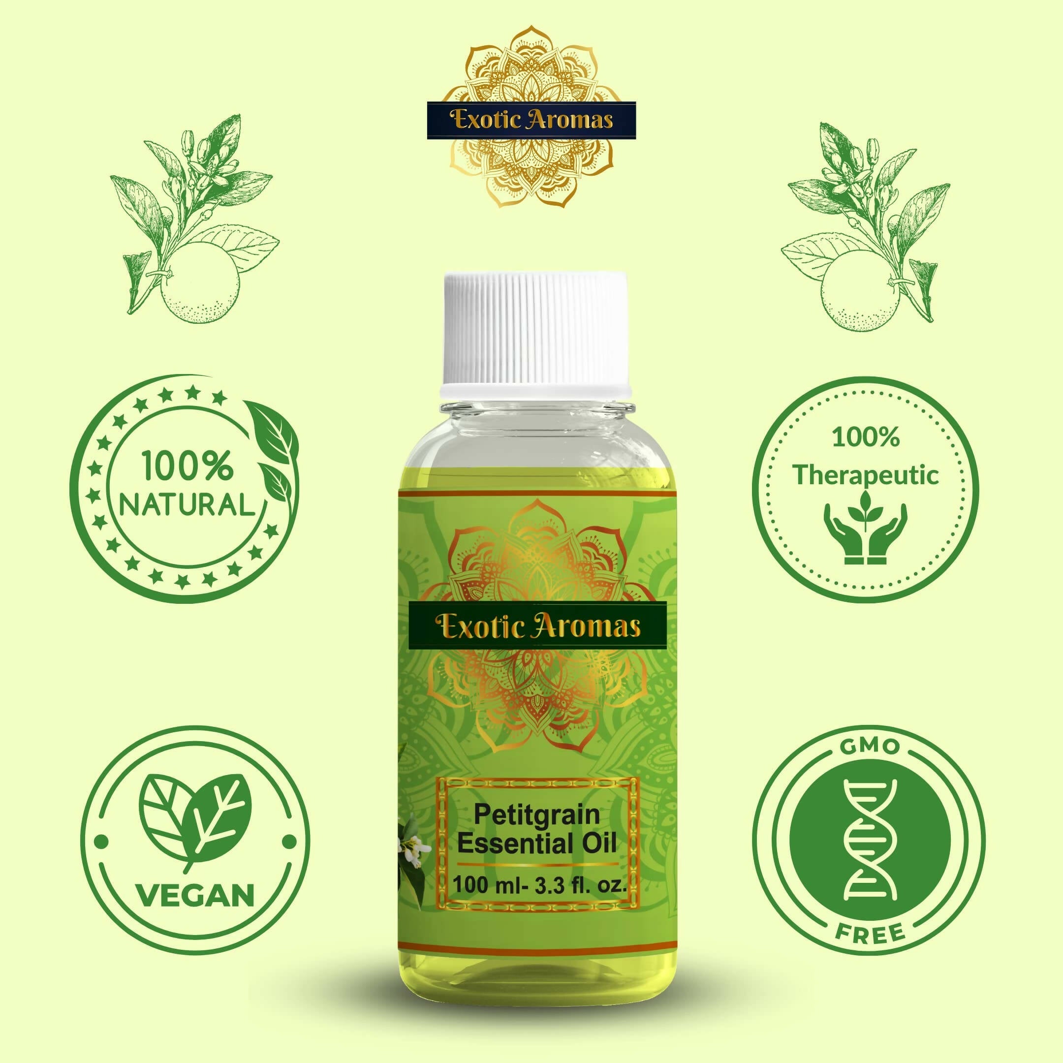 Exotic Aromas Petitgrain Essential Oil | Grocsy