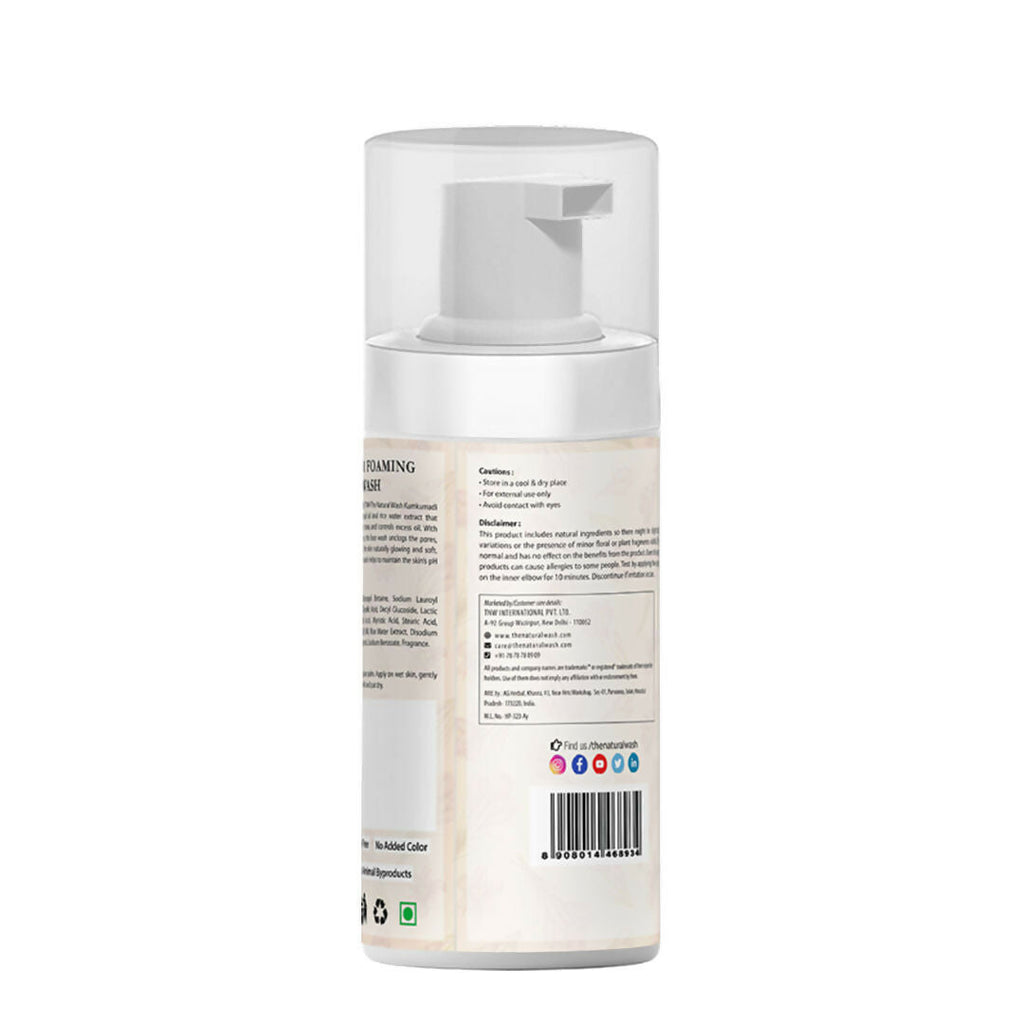 The Natural Wash Oil-Controlling Kumkumadi Foaming Face Wash | Grocsy