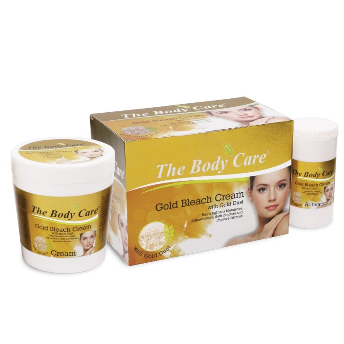 The Body Care Gold Bleach Cream With Gold Dust | Grocsy