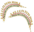 Elite Trading Golden 3-Layered Pearl Ear Chain for Women & Girls Traditional Kanchain for Jhumka, Jhumki, Earrings | Grocsy