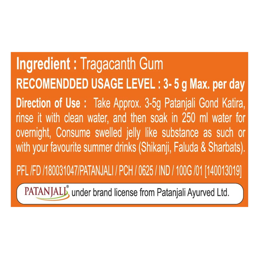 Patanjali Gond Katira | Grocsy
