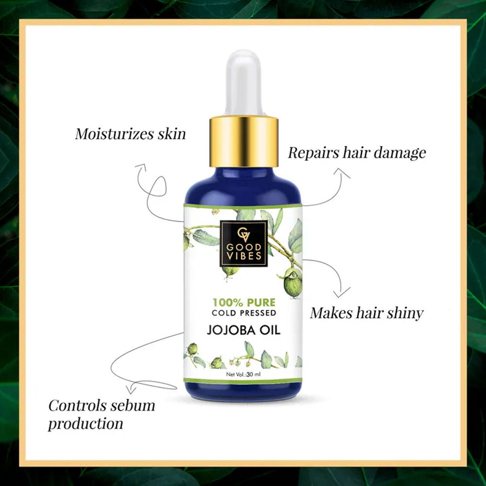 Good Vibes 100% Pure Jojoba Coldpressed Oil | Grocsy