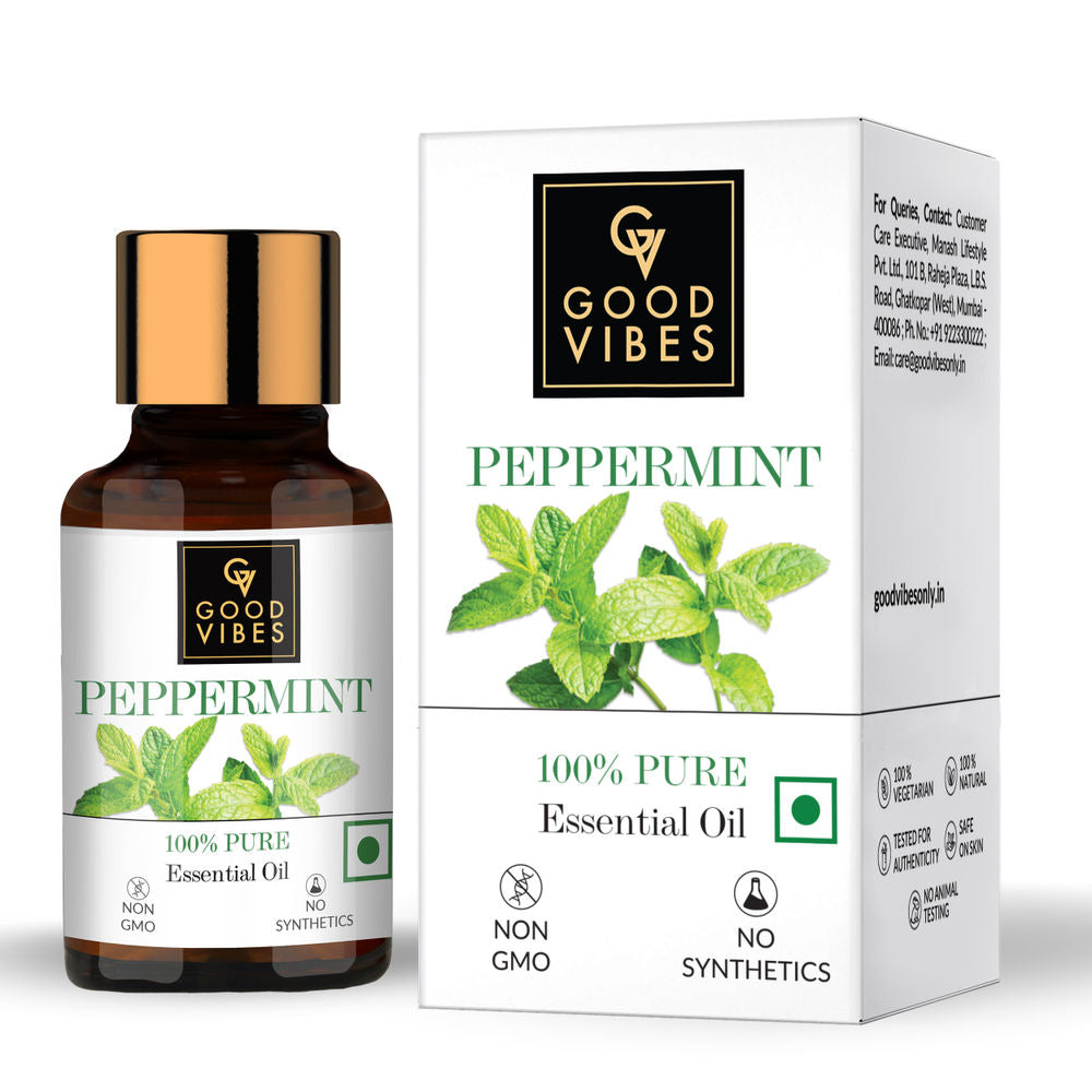 Good Vibes Peppermint 100% Pure Essential Oil | Grocsy