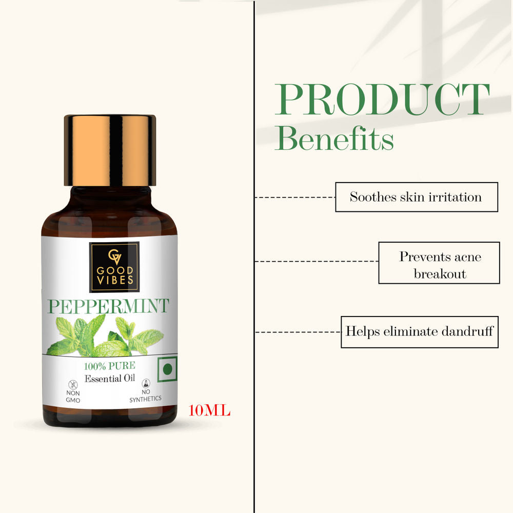 Good Vibes Peppermint 100% Pure Essential Oil | Grocsy