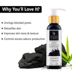 Good Vibes Activated Charcoal Deep Cleansing Face Wash | Grocsy