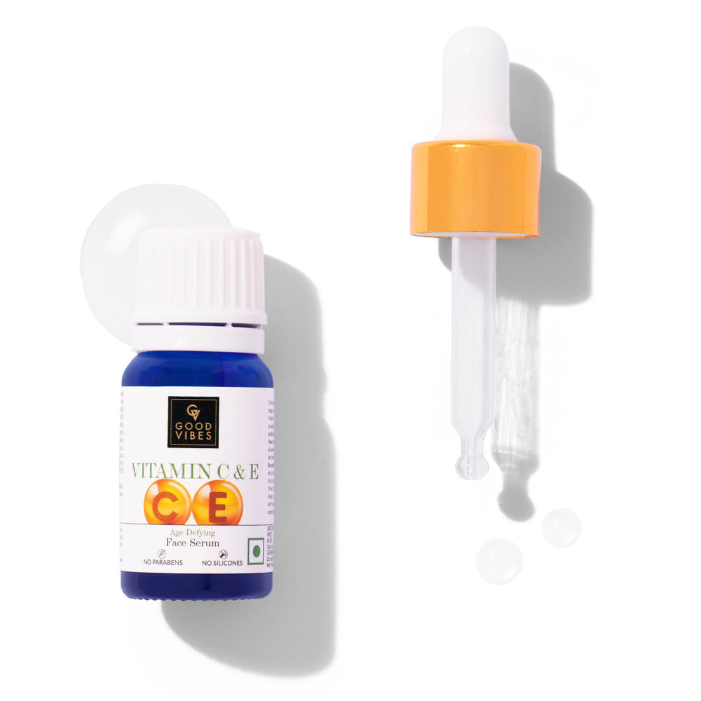 Good Vibes Vitamin C & E Age Defying Face Serum | Grocsy