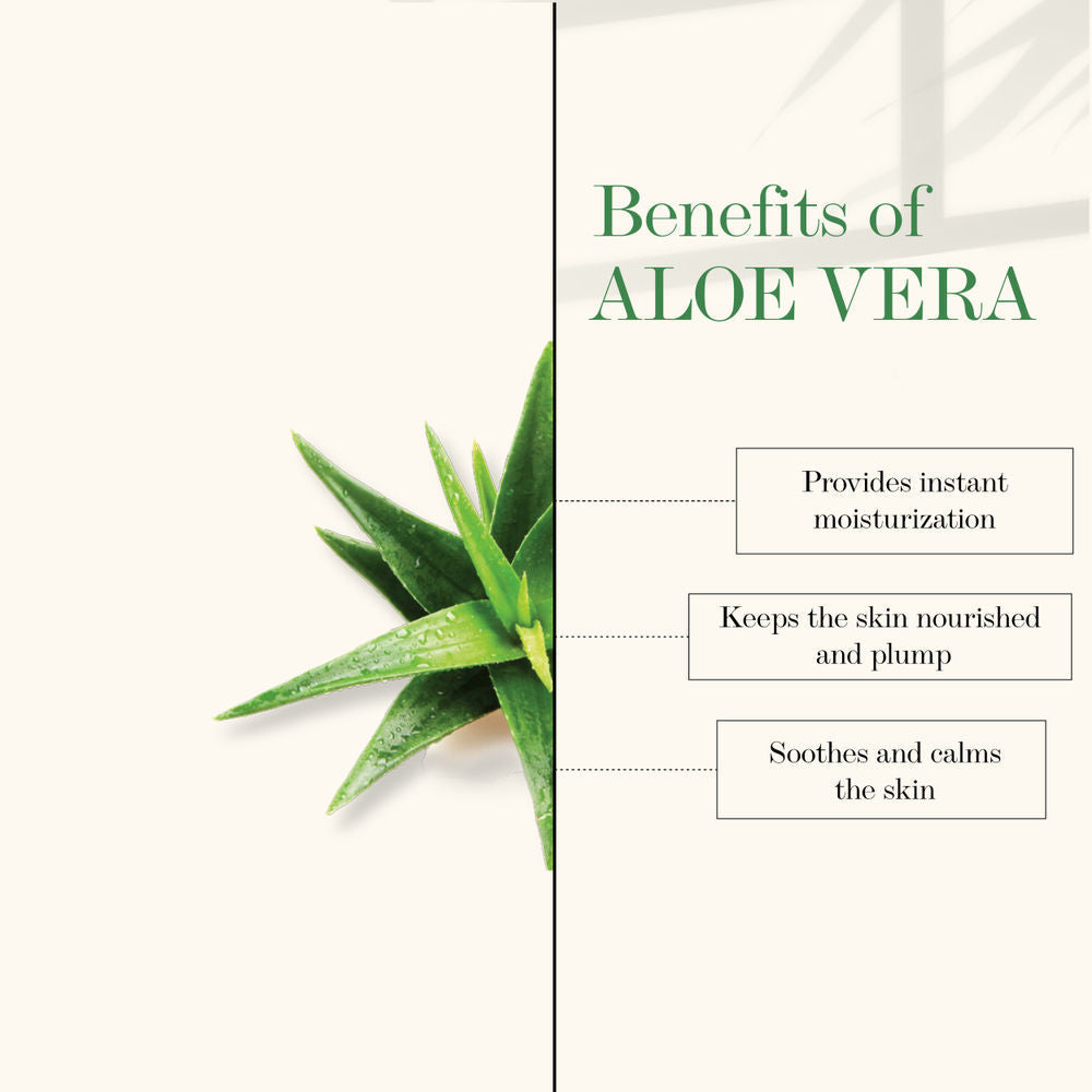 Good Vibes Aloe Vera Nourishing Face Gel with Silver Pearls | Grocsy