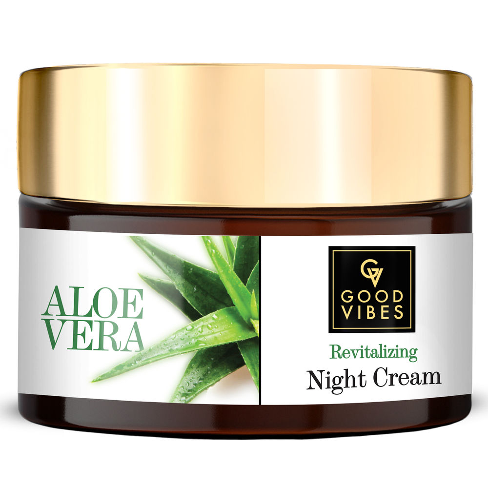 Good Vibes Aloe Vera Revitalizing Night Cream | Grocsy