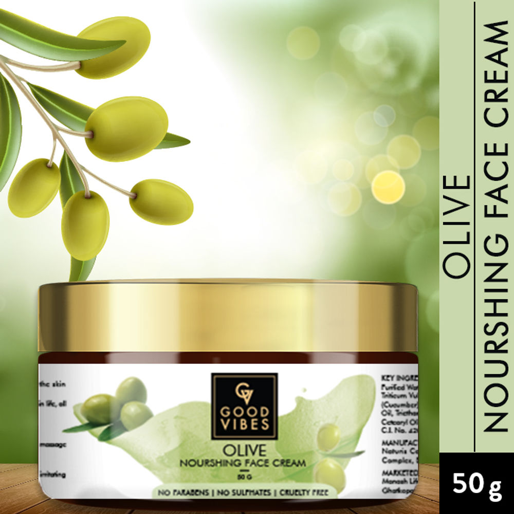 Good Vibes Nourishing Face Cream - Olive | Grocsy