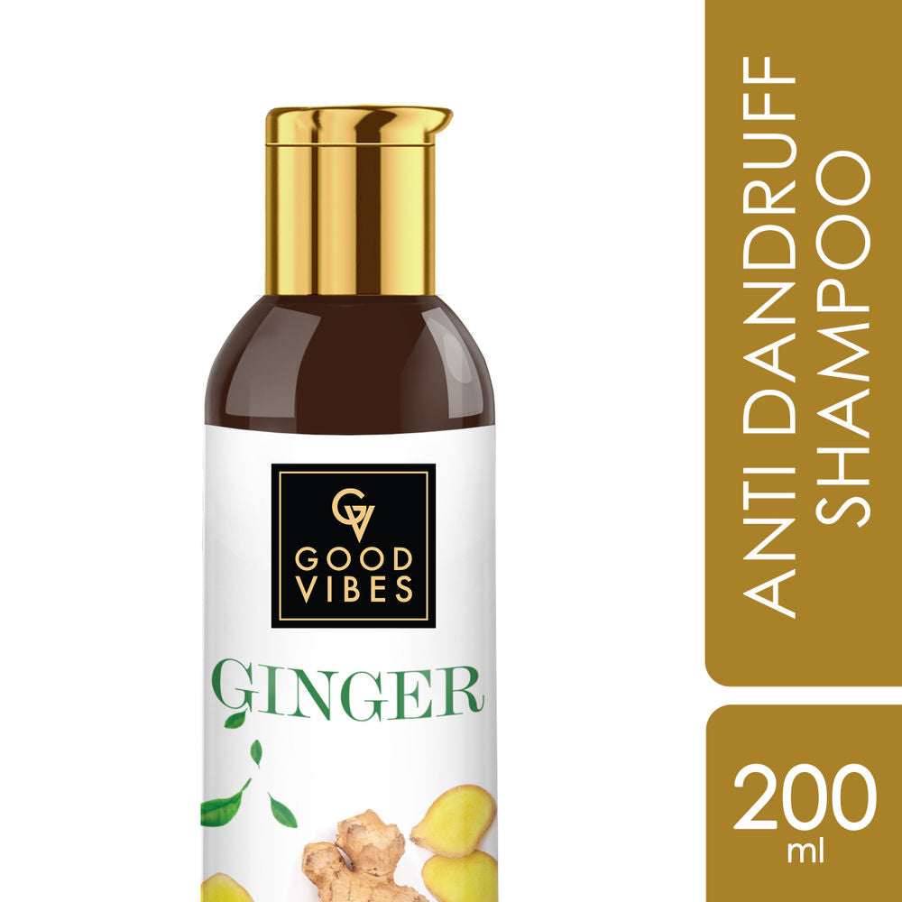 Good Vibes Anti Dandruff Shampoo - Ginger | Grocsy
