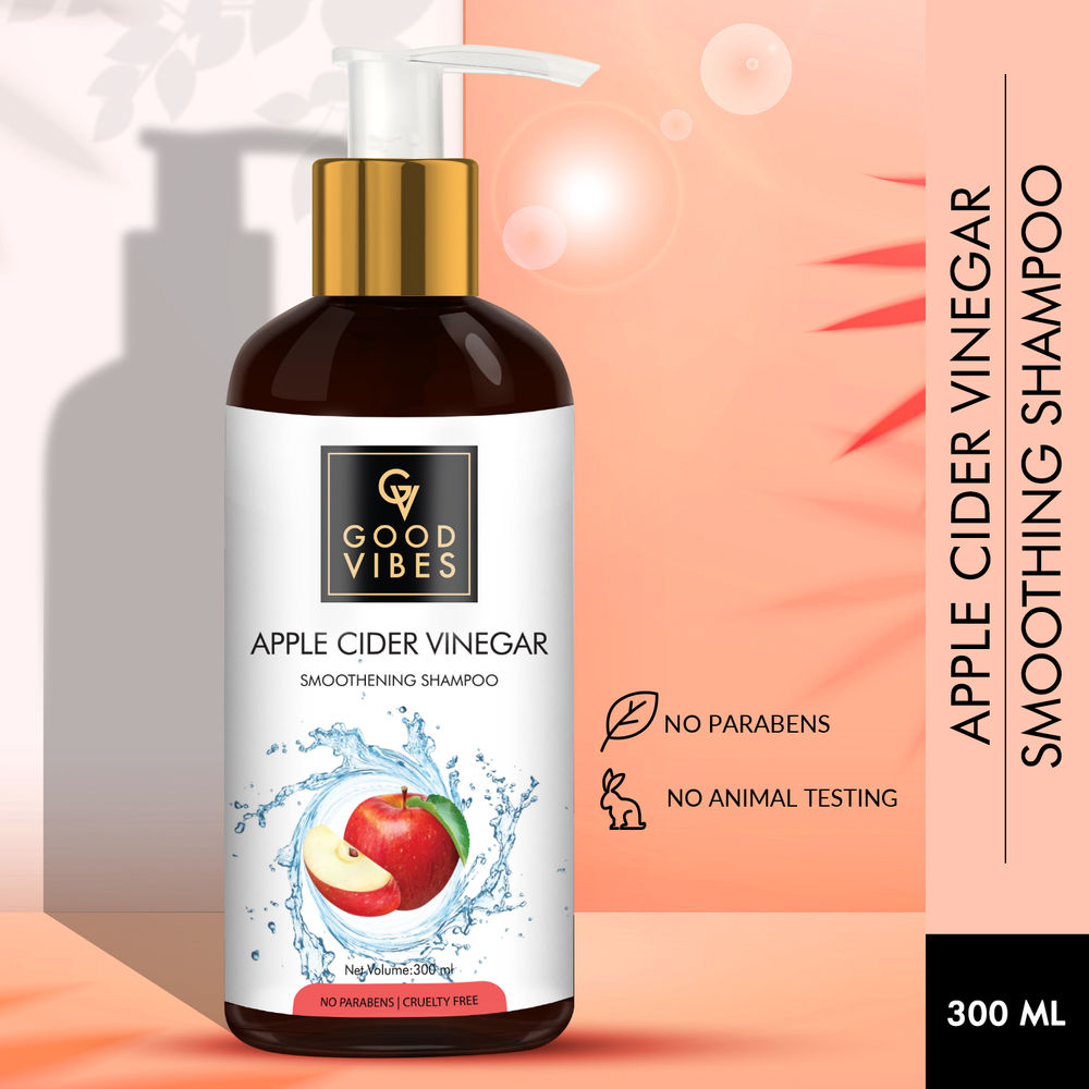Good Vibes Smoothening Shampoo - Apple Cider Vinegar | Grocsy