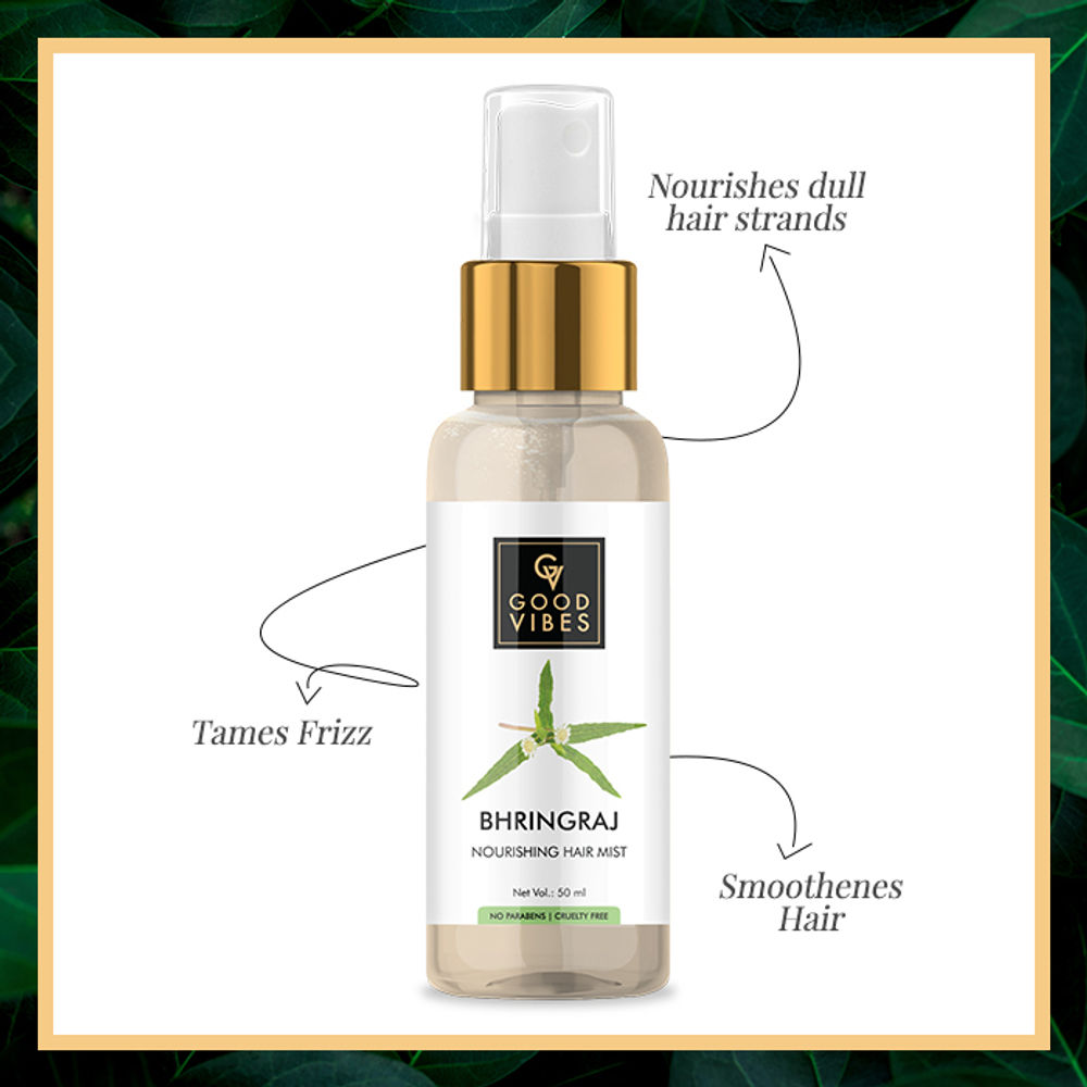Good Vibes Nourishing Hair Mist - Bhringraj | Grocsy