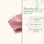 Good Vibes Brazilian Volcanic Red Clay Skin Purifying Face Mask | Grocsy