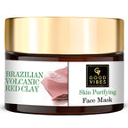 Good Vibes Brazilian Volcanic Red Clay Skin Purifying Face Mask | Grocsy
