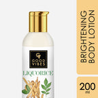Good Vibes Liquorice Brightening Body Lotion | Grocsy