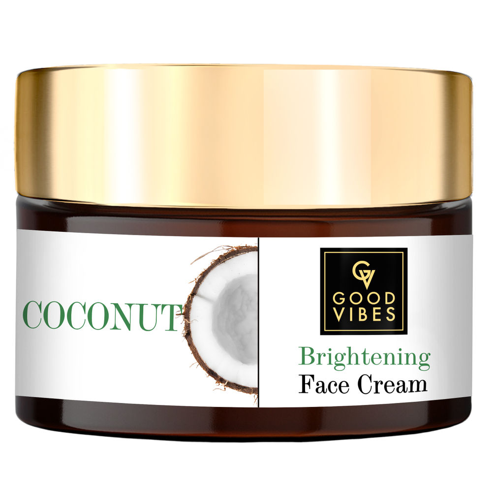 Good Vibes Coconut Brightening Face Cream | Grocsy