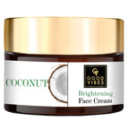 Good Vibes Coconut Brightening Face Cream | Grocsy