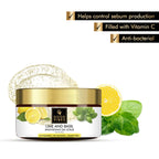 Good Vibes Brightening Gel Scrub - Lime & Basil | Grocsy