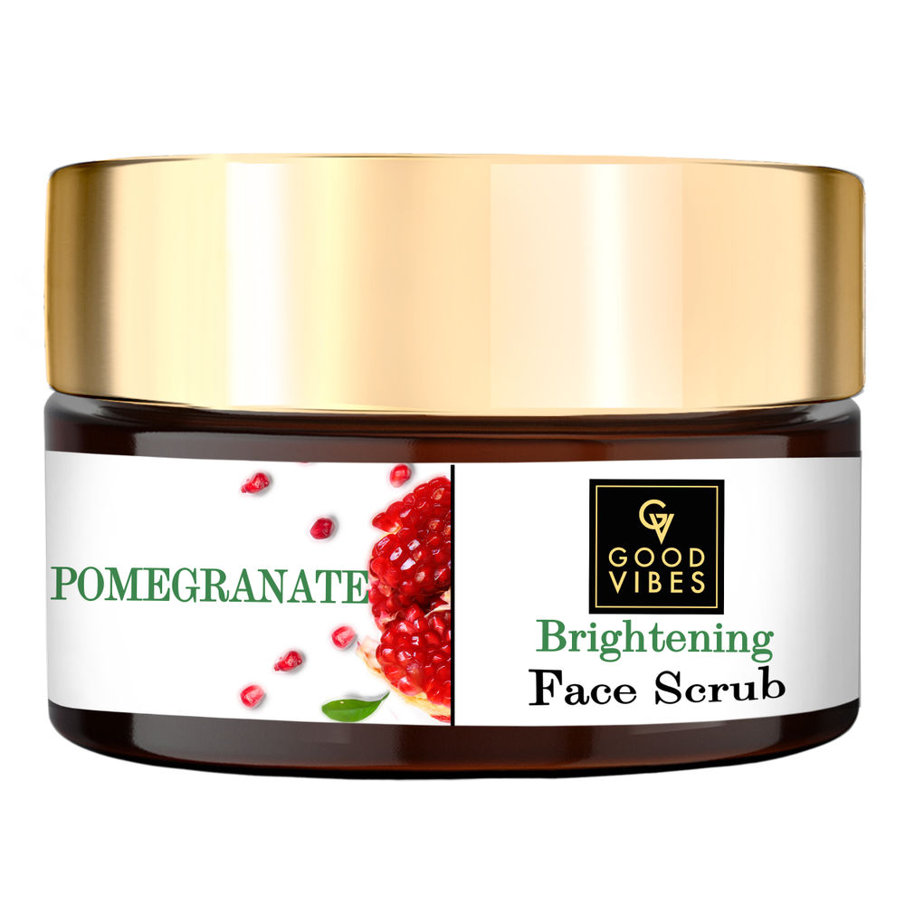 Good Vibes Pomegranate Brightening Face Scrub | Grocsy