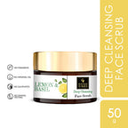 Good Vibes Deep Cleansing Face Scrub - Lemon & Basil | Grocsy
