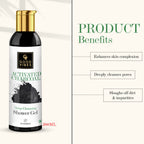 Good Vibes Deep Cleansing Shower Gel (Body Wash) - Activated Charcoal | Grocsy