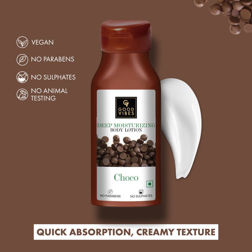 Good Vibes Choco Deep Moisturizing Body Lotion | Grocsy