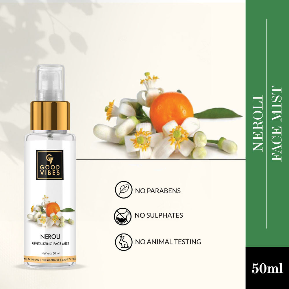 Good Vibes Revitalizing Face Mist - Neroli | Grocsy