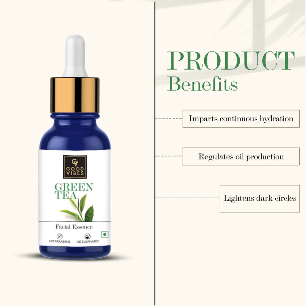Good Vibes Facial Essence - Green Tea | Grocsy