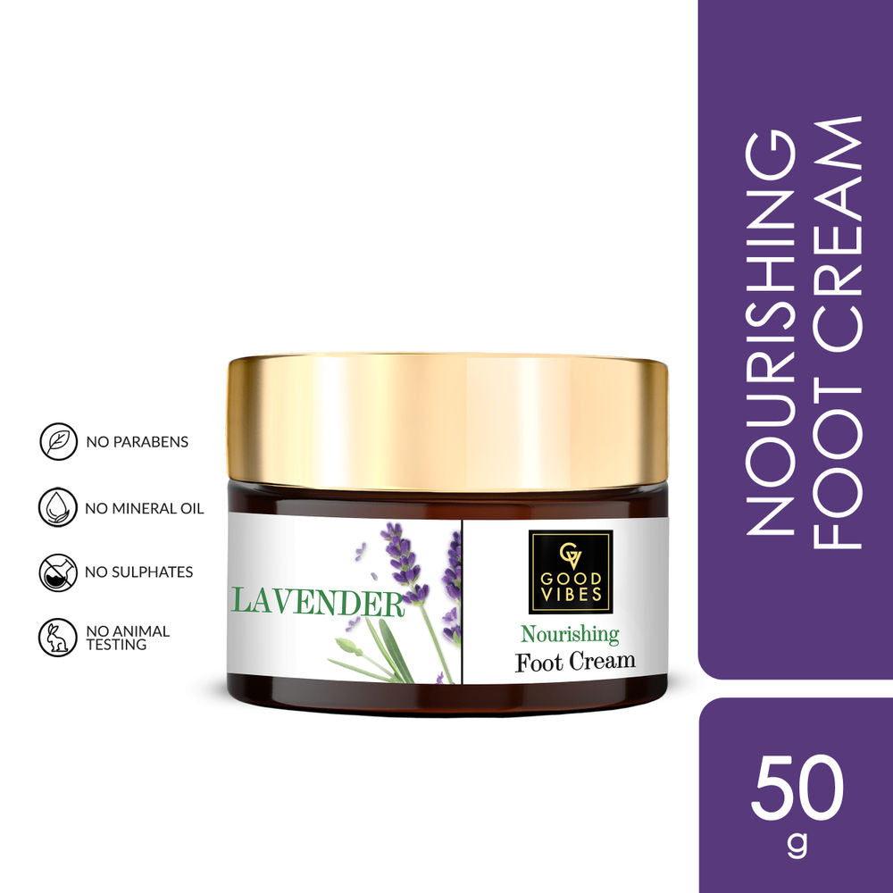 Good Vibes Nourishing Foot Cream - Lavender | Grocsy