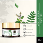 Good Vibes Neem & Tulsi Moisturizing Face Gel | Grocsy