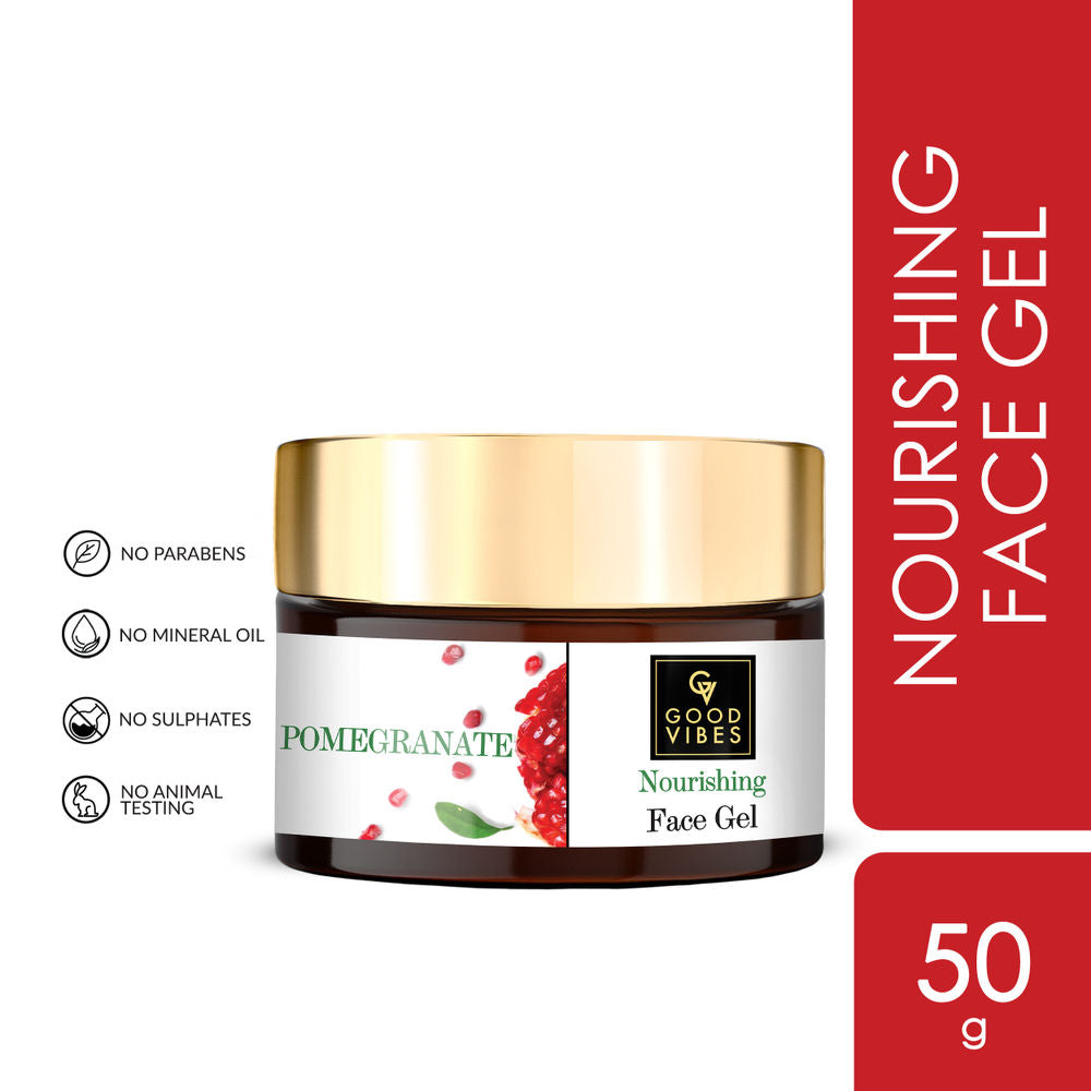 Good Vibes Pomegranate Nourishing Face Gel | Grocsy