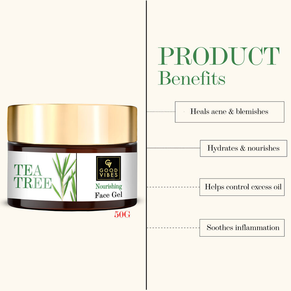 Good Vibes Tea Tree Nourishing Gel | Grocsy