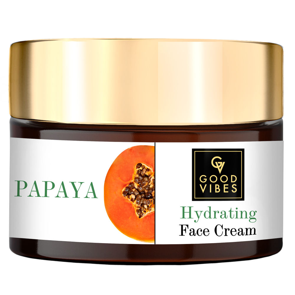 Good Vibes Papaya Hydrating Face Cream | Grocsy