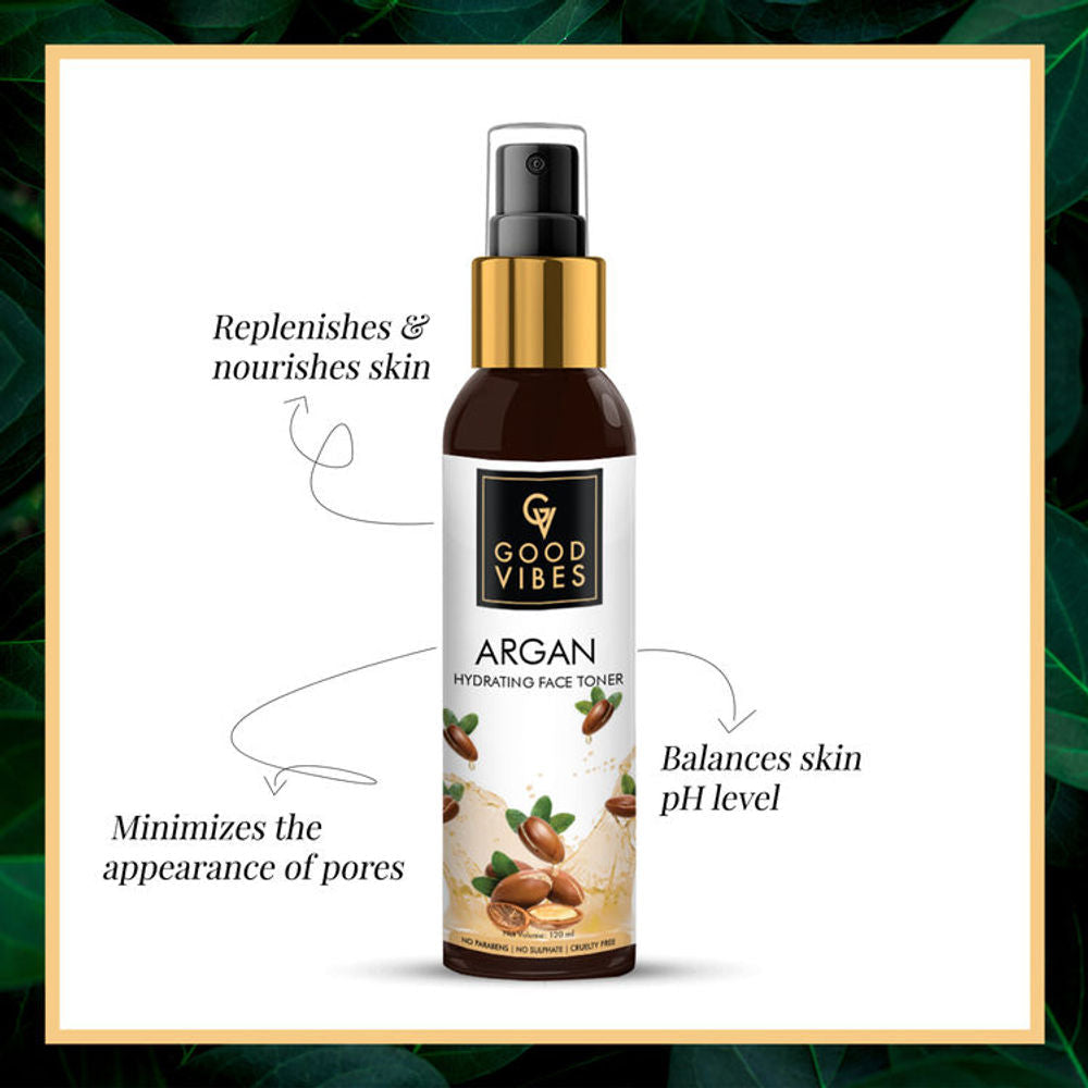 Good Vibes Argan Hydrating Face Toner | Grocsy