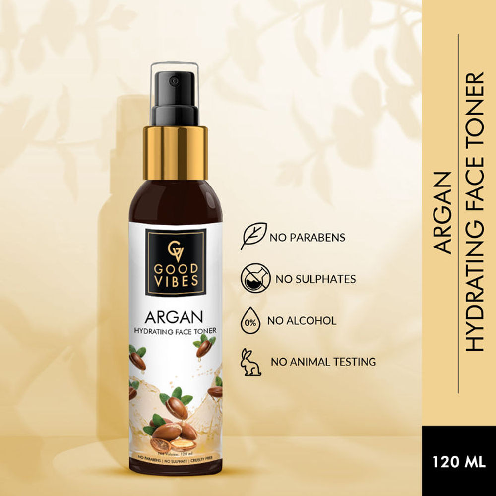 Good Vibes Argan Hydrating Face Toner | Grocsy