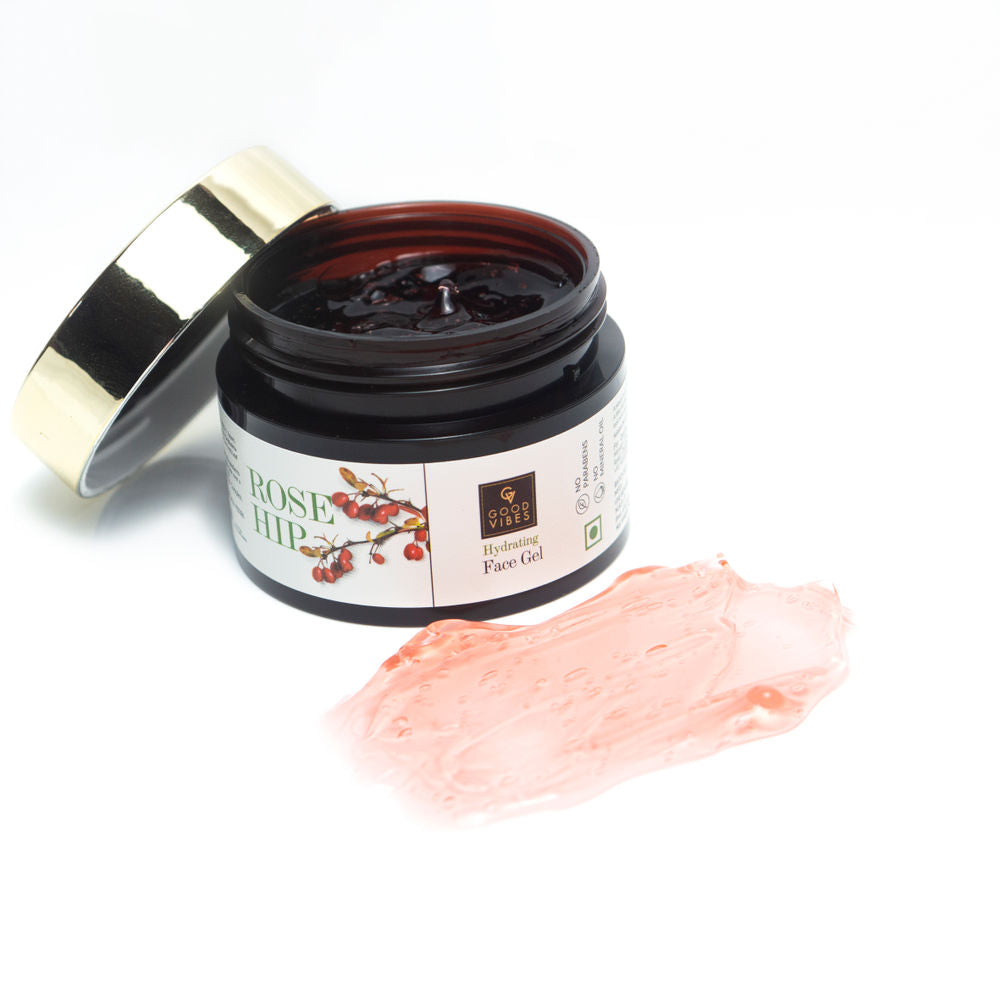 Good Vibes Rosehip Hydrating Face Gel | Grocsy
