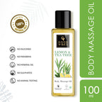 Good Vibes Lemon & Tea Tree Body Massage Oil | Grocsy
