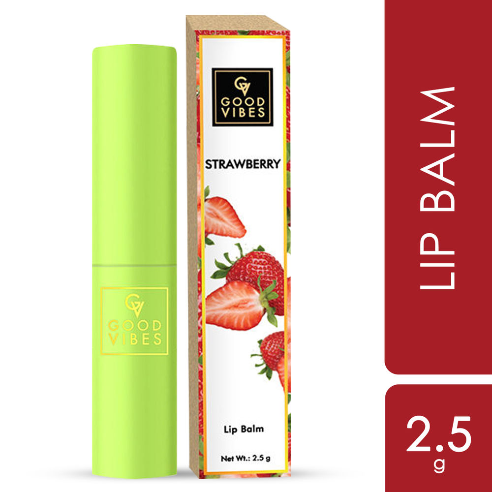Good Vibes Strawberry Lip Balm | Grocsy