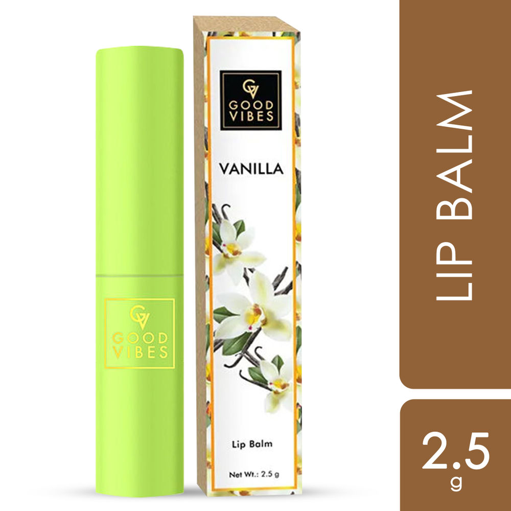 Good Vibes Lip Balm, Vanilla | Grocsy