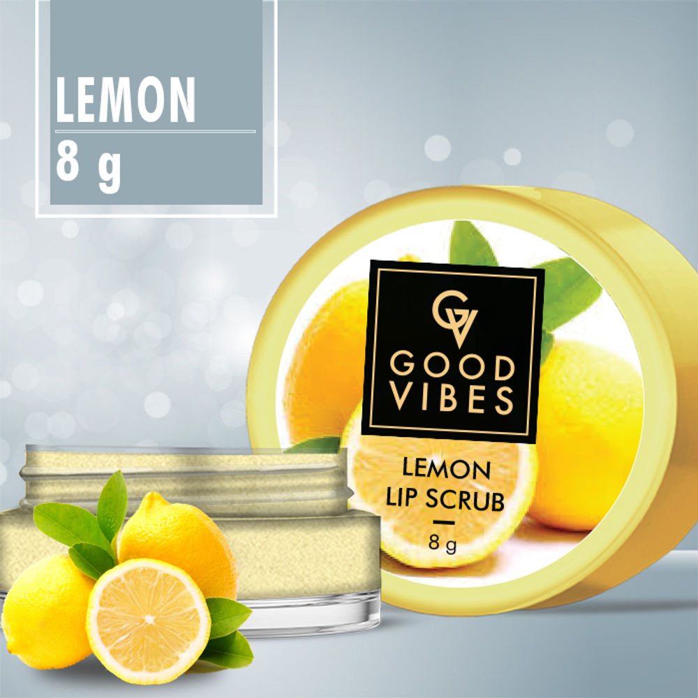 Good Vibes Lip Scrub - Lemon | Grocsy